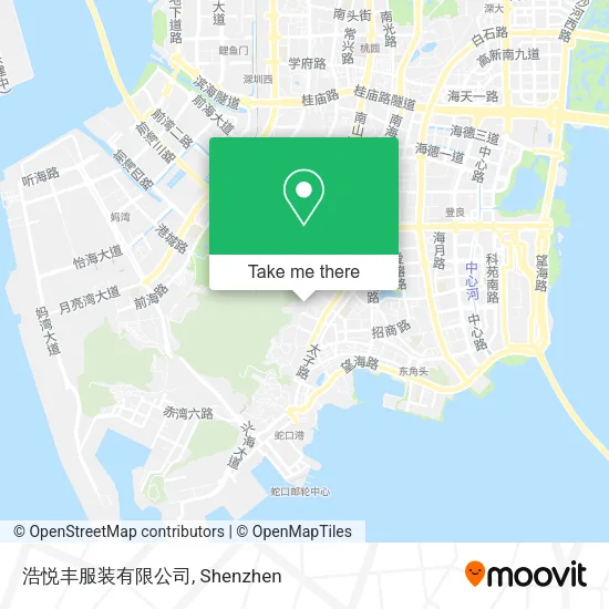 浩悦丰服装有限公司 map