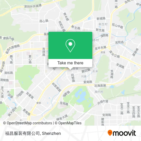 福昌服装有限公司 map
