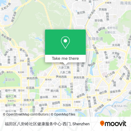 福田区八卦岭社区健康服务中心-西门 map