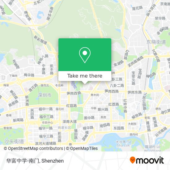 华富中学-南门 map