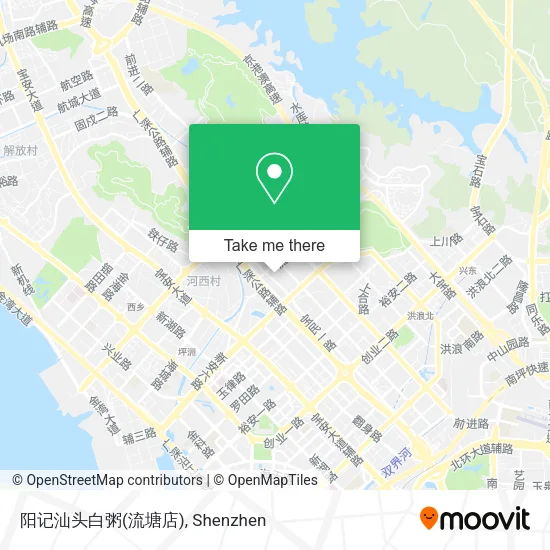 阳记汕头白粥(流塘店) map