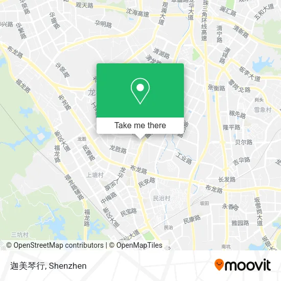 迦美琴行 map