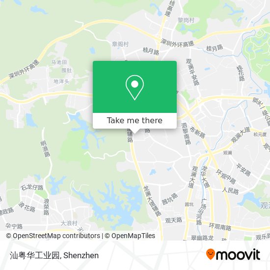 汕粤华工业园 map