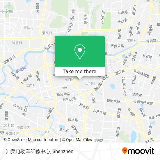 汕美电动车维修中心 map
