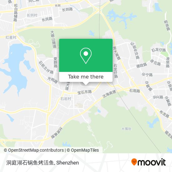 洞庭湖石锅鱼烤活鱼 map