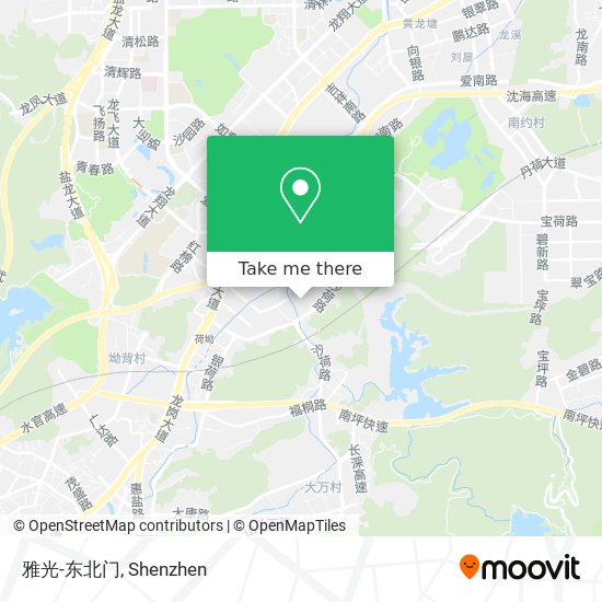 雅光-东北门 map