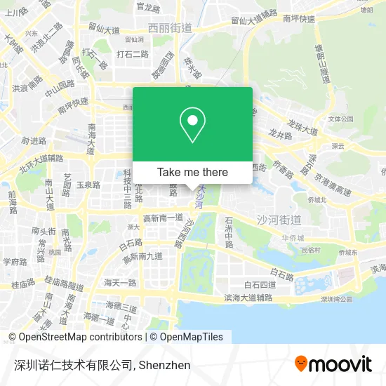 深圳诺仁技术有限公司 map