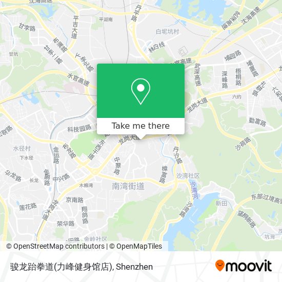 骏龙跆拳道(力峰健身馆店) map