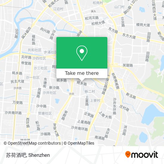 苏荷酒吧 map