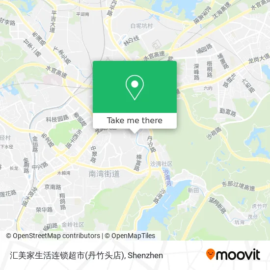 汇美家生活连锁超市(丹竹头店) map