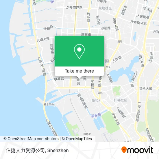 信捷人力资源公司 map