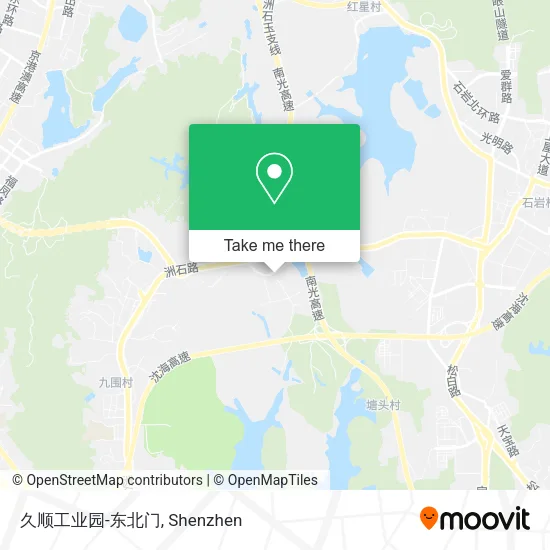 久顺工业园-东北门 map