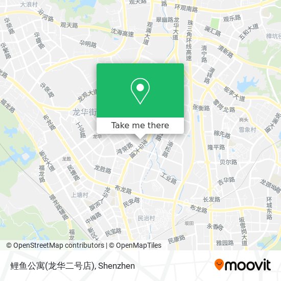 鲤鱼公寓(龙华二号店) map
