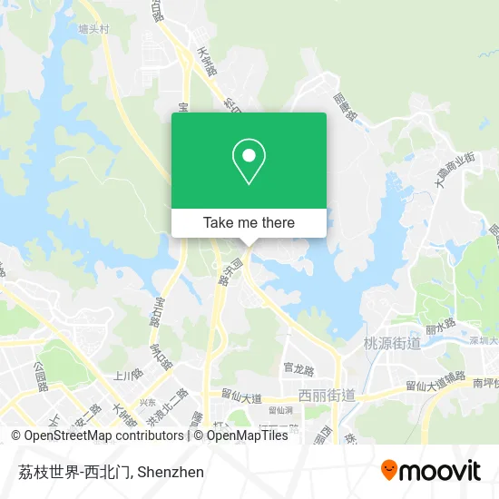 荔枝世界-西北门 map