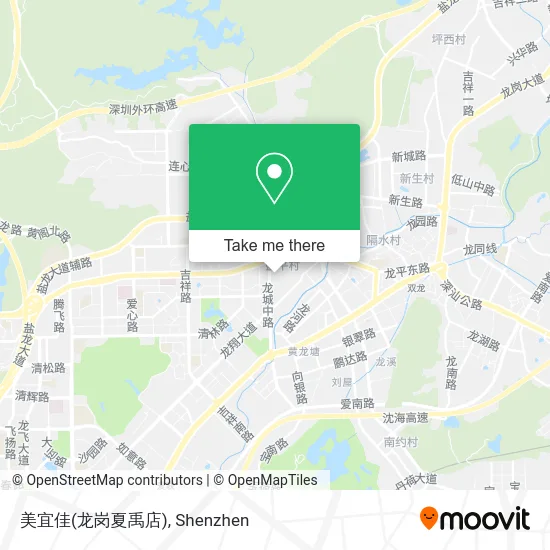 美宜佳(龙岗夏禹店) map