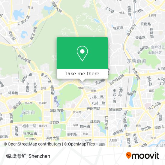 锦城海鲜 map