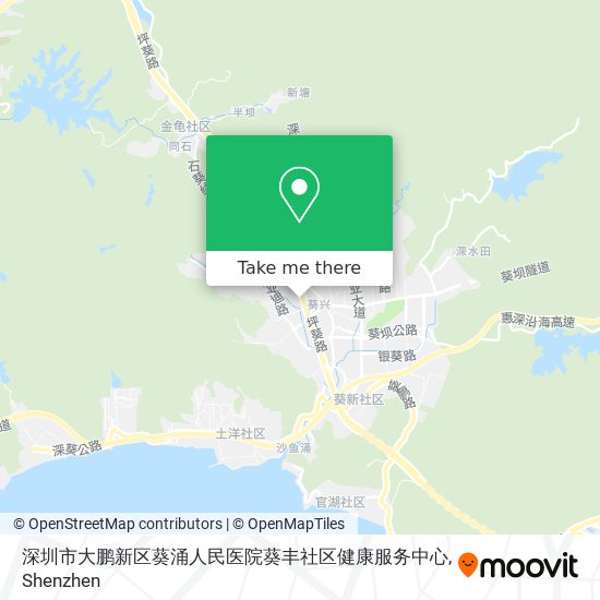 深圳市大鹏新区葵涌人民医院葵丰社区健康服务中心 map