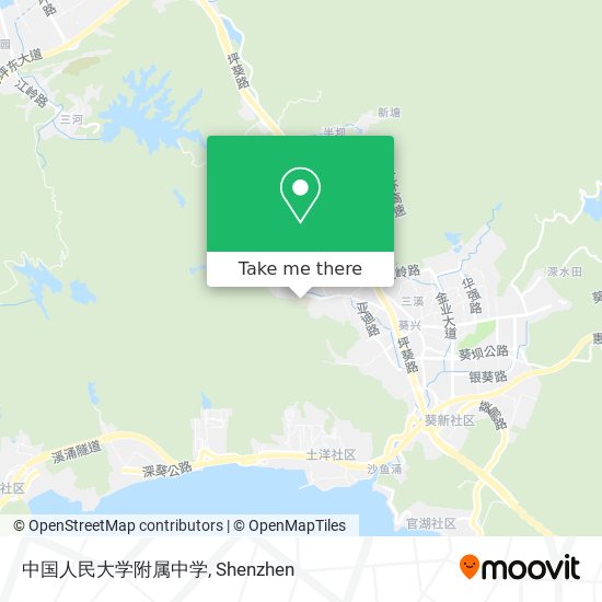 中国人民大学附属中学 map