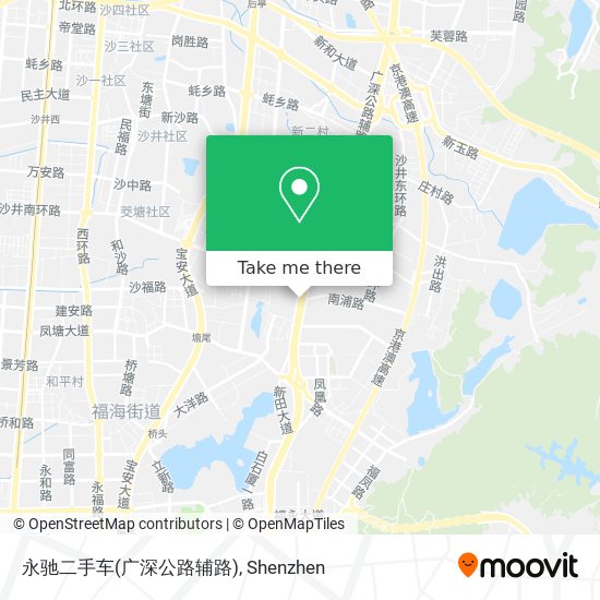 永驰二手车(广深公路辅路) map