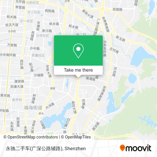 永驰二手车(广深公路辅路) map