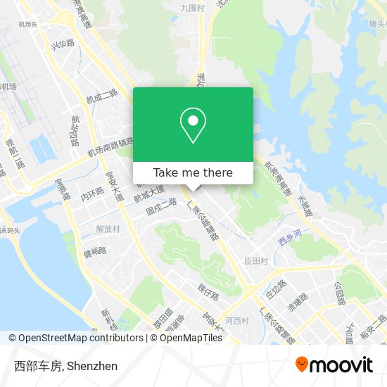 西部车房 map