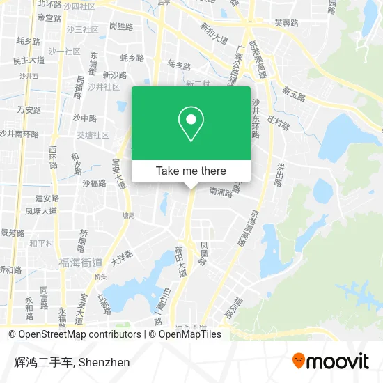 辉鸿二手车 map
