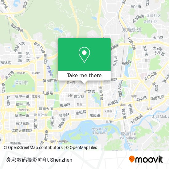 亮彩数码摄影冲印 map