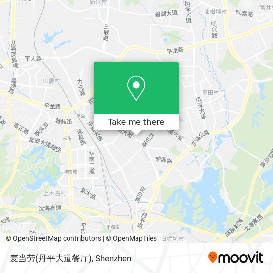 麦当劳(丹平大道餐厅) map