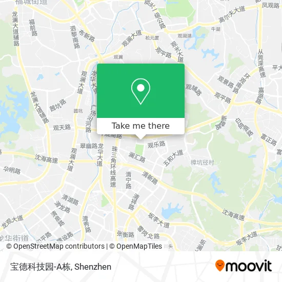 宝德科技园-A栋 map