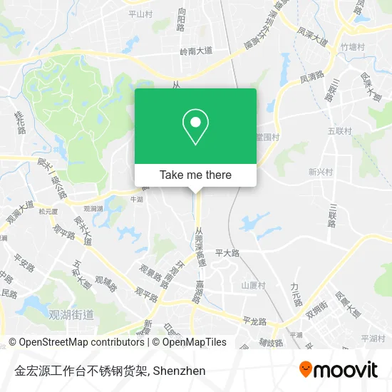 金宏源工作台不锈钢货架 map