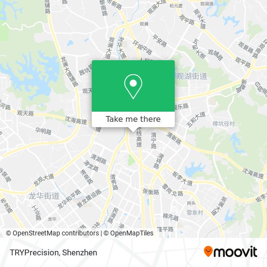 TRYPrecision map
