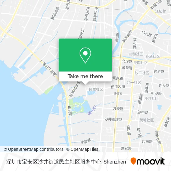 深圳市宝安区沙井街道民主社区服务中心 map
