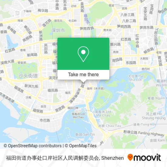 福田街道办事处口岸社区人民调解委员会 map