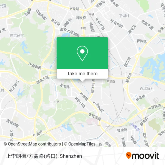 上李朗街/方鑫路(路口) map