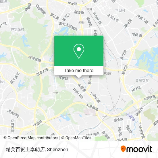 精美百货上李朗店 map