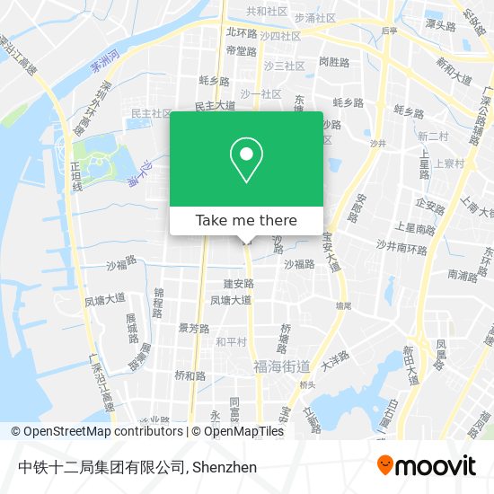 中铁十二局集团有限公司 map