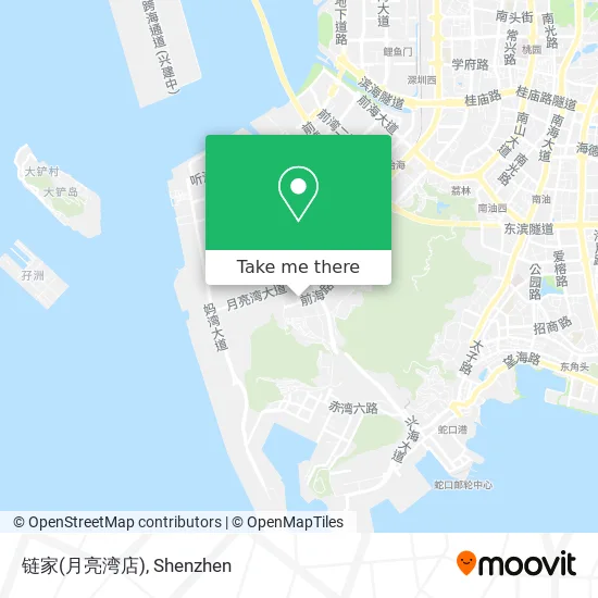 链家(月亮湾店) map