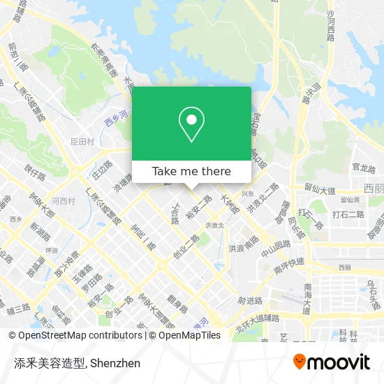 添釆美容造型 map