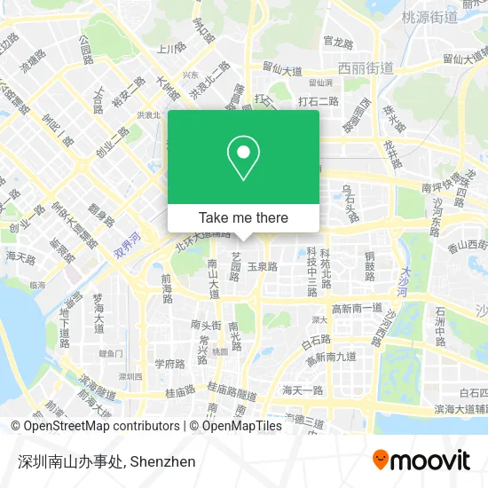 深圳南山办事处 map