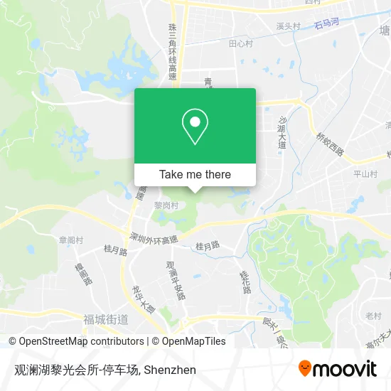 观澜湖黎光会所-停车场 map