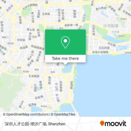 深圳人才公园-潮汐广场 map