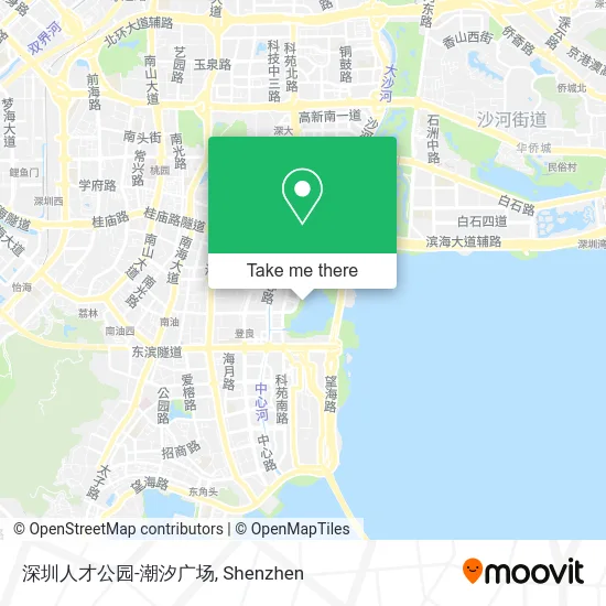 深圳人才公园-潮汐广场 map