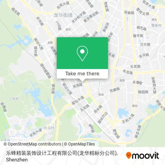 乐蜂精装装饰设计工程有限公司(龙华精标分公司) map