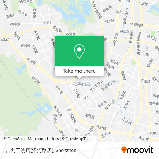 吉利干洗店(沿河路店) map