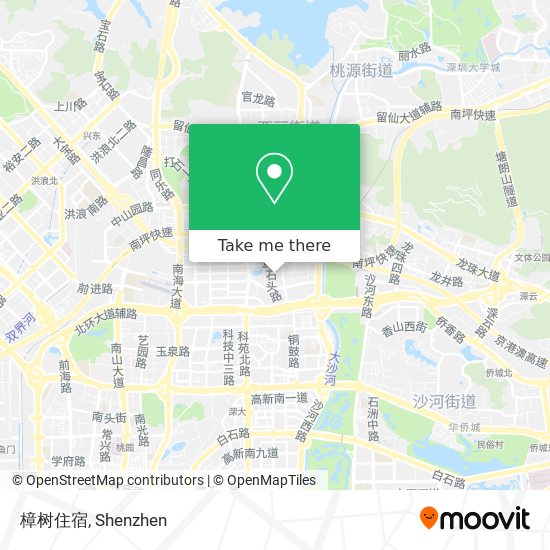 樟树住宿 map