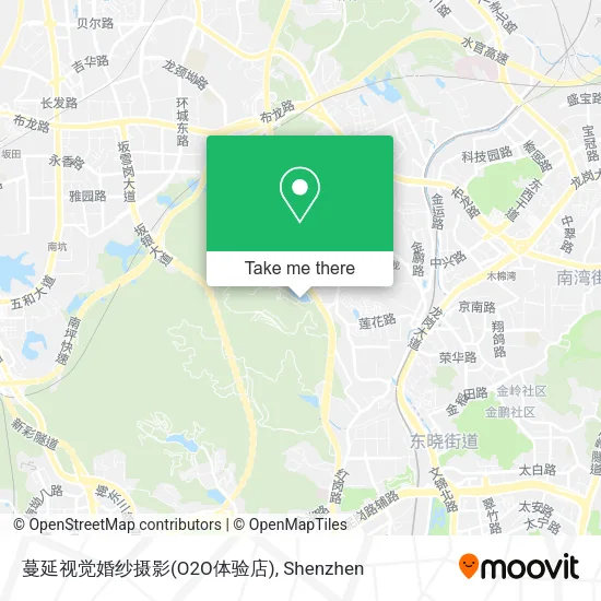 蔓延视觉婚纱摄影(O2O体验店) map