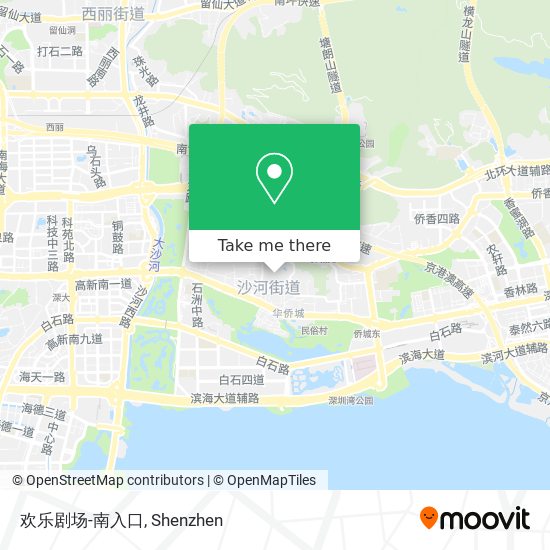 欢乐剧场-南入口 map