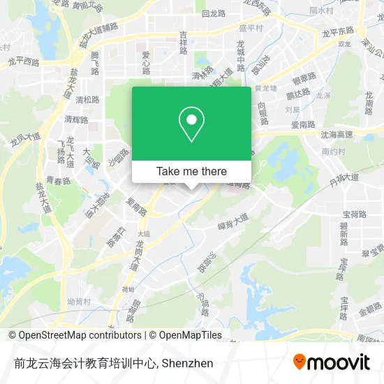 前龙云海会计教育培训中心 map