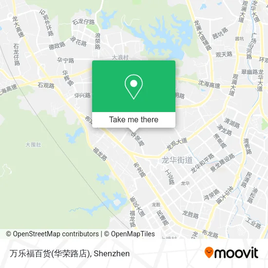 万乐福百货(华荣路店) map