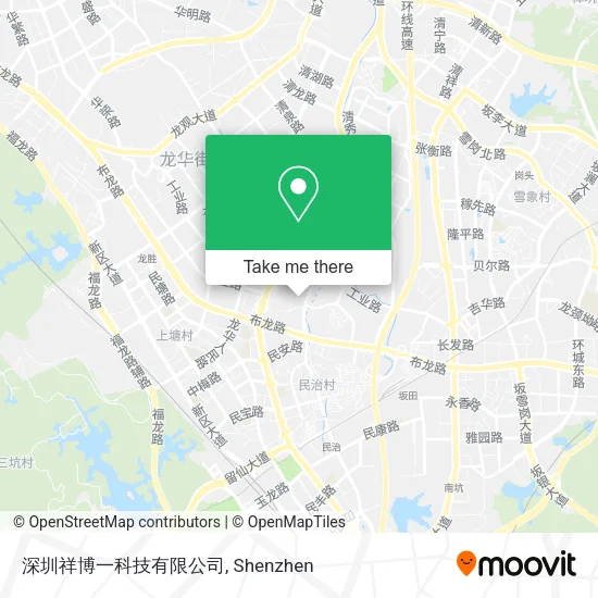 深圳祥博一科技有限公司 map